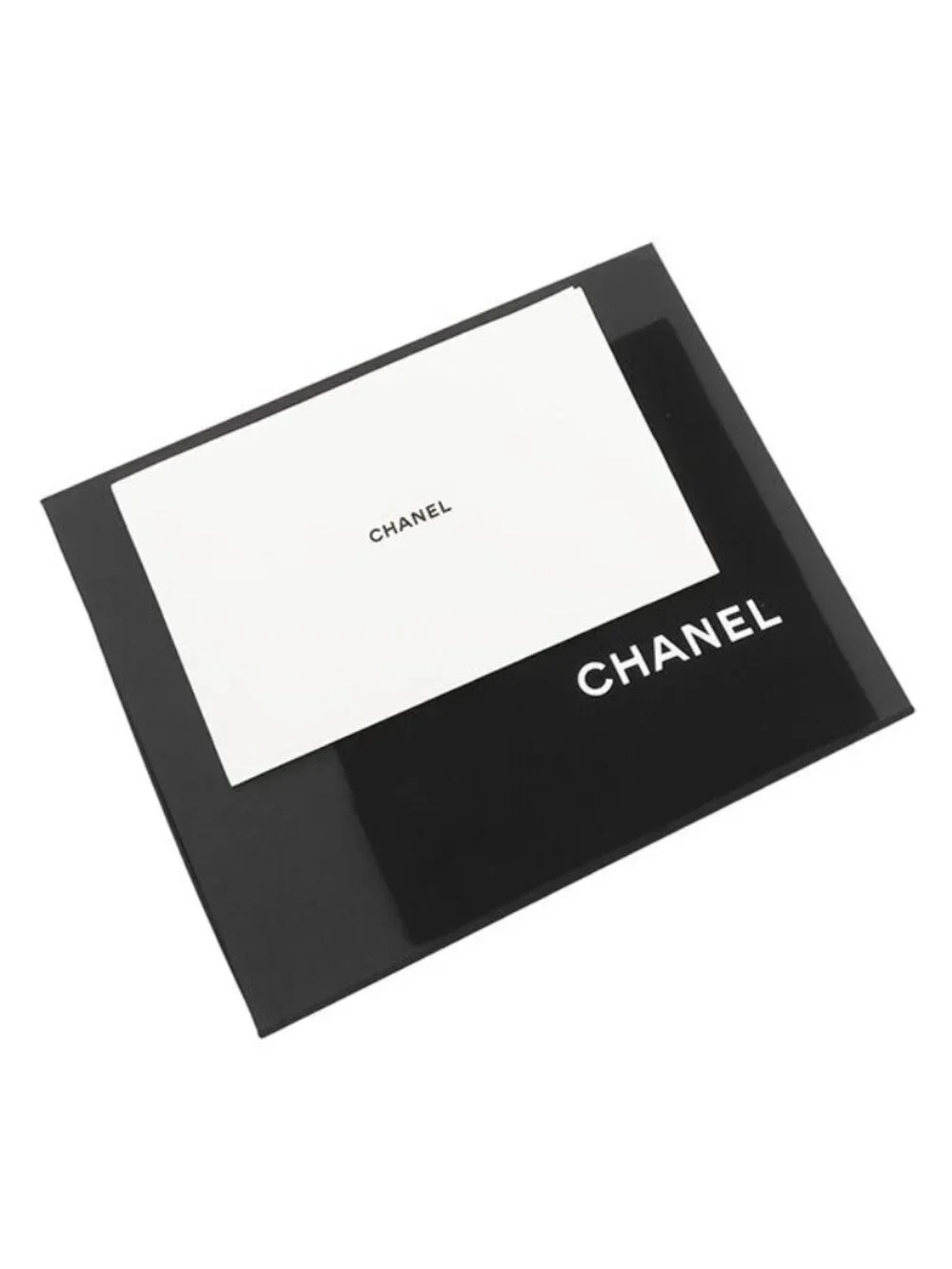 Chanel 2-Way Bag 22 Mini Handbag Calf Shiny Calfskin Black Vintage
